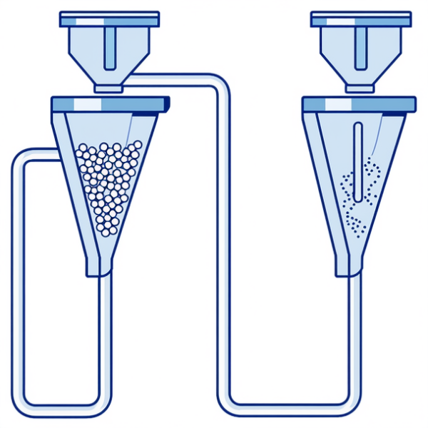 漏斗过滤装置示意图